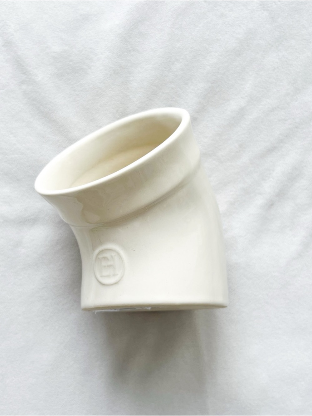 Emile Henry Cream Ceramic Salt Pig